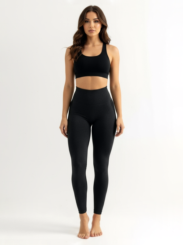 Leggings Peach Booty Schwarz