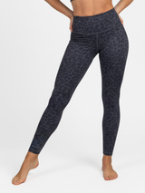 Legging Leopard Bleu foncé