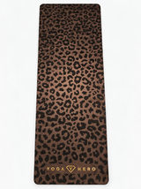 Yogamatte Brown Leopard Gold 4mm