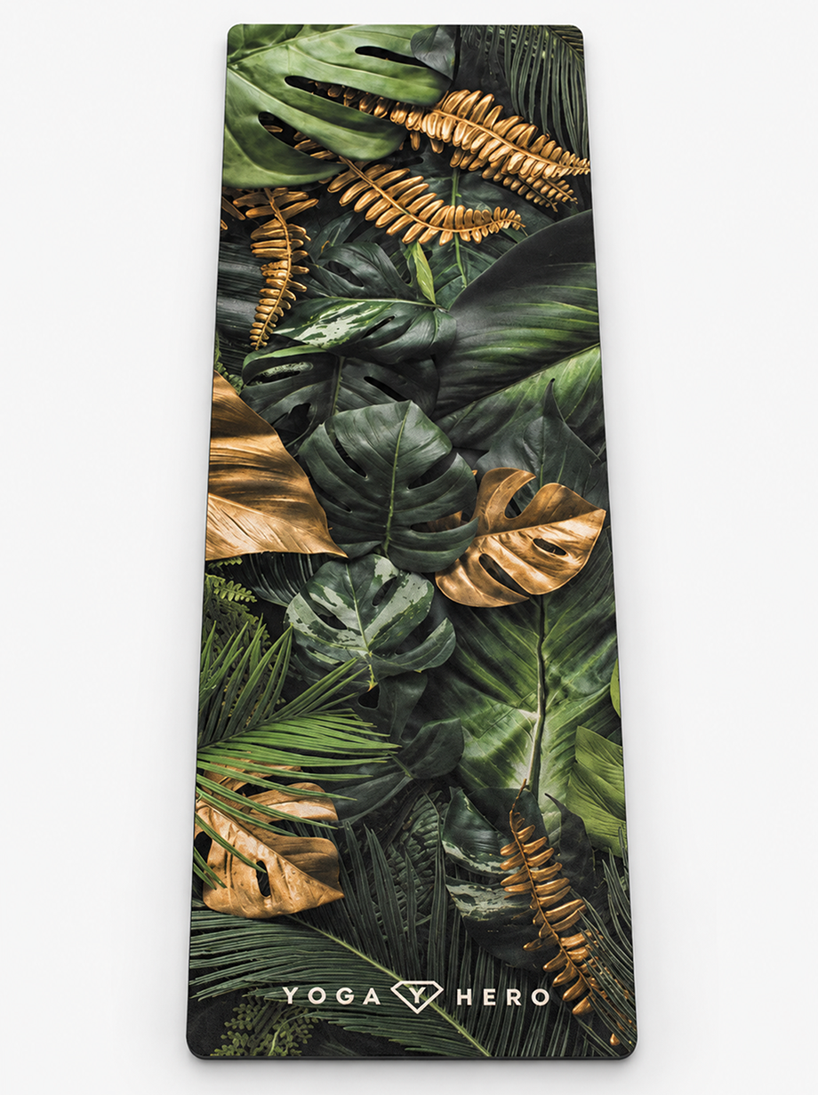 Tapis de yoga Leaves 4mm