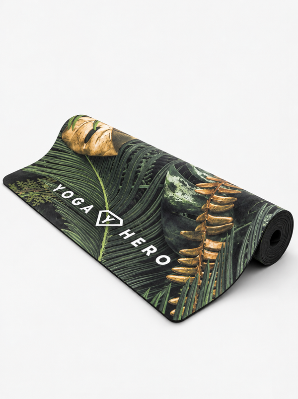 Tapis de yoga Leaves 4mm