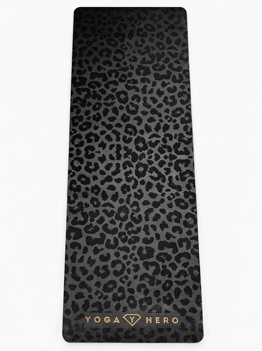 Tapis de yoga Black Leopard Gold 4mm