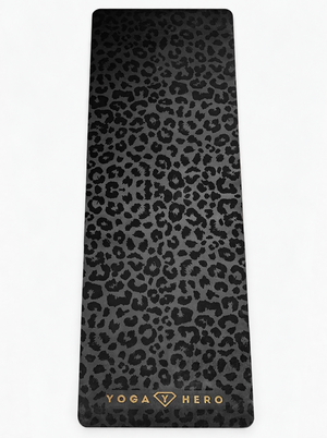 Tapis de yoga Black Leopard Gold 4mm