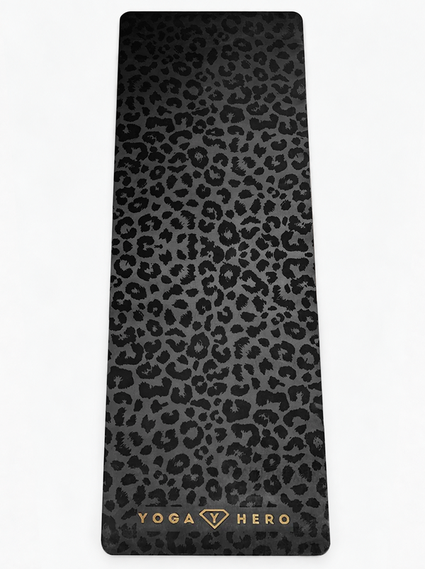 Tapis de yoga Black Leopard Gold 4mm