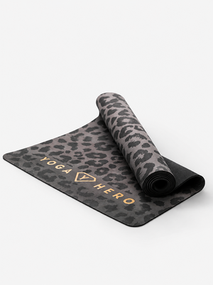 Tapis de yoga Black Leopard Gold 4mm