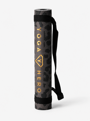 Tapis de yoga Black Leopard Gold 4mm