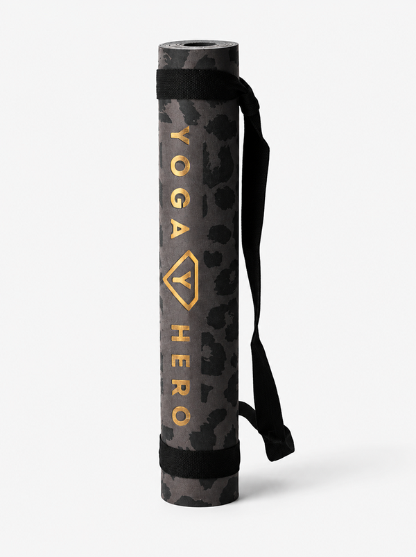 Tapis de yoga Black Leopard Gold 4mm