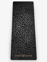Tapis de yoga Black Leopard Gold 4mm