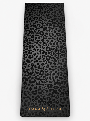 Tapis de yoga Black Leopard Gold 4mm