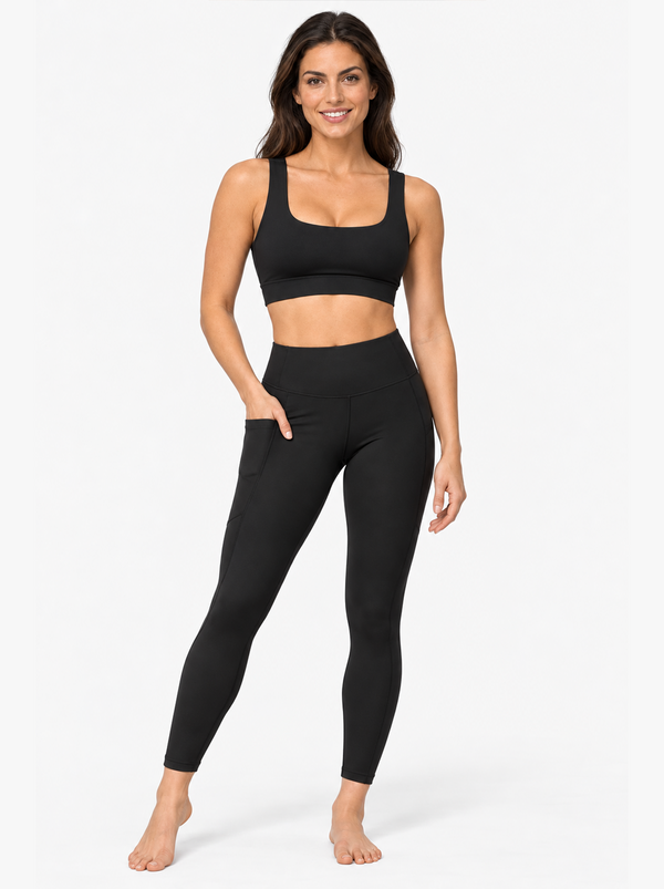 Legging avec poches SuperSoft™ Noir