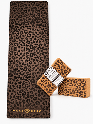 Yoga Classic Set Brown Leopard Gold