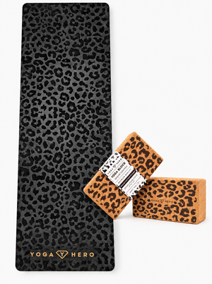 Yoga Classic Set Black Leopard Gold