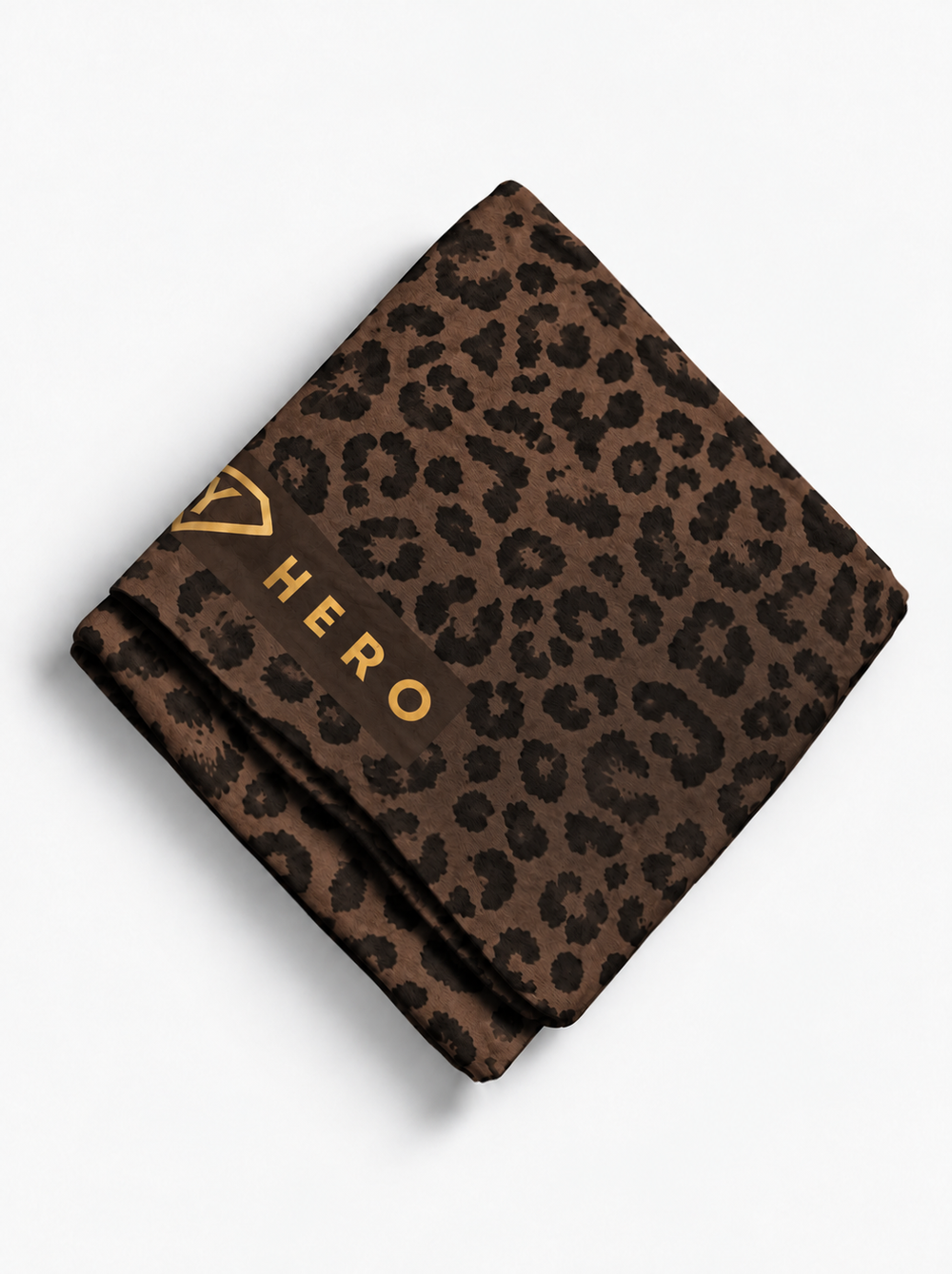 Yoga Reise Set Brown Leopard Gold