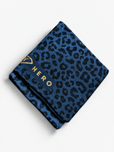 Reisematte Blue Leopard Gold 1mm