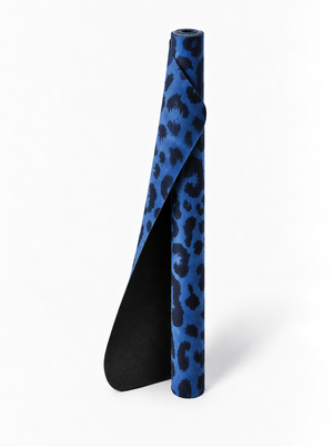 Reisematte Blue Leopard Gold 1mm