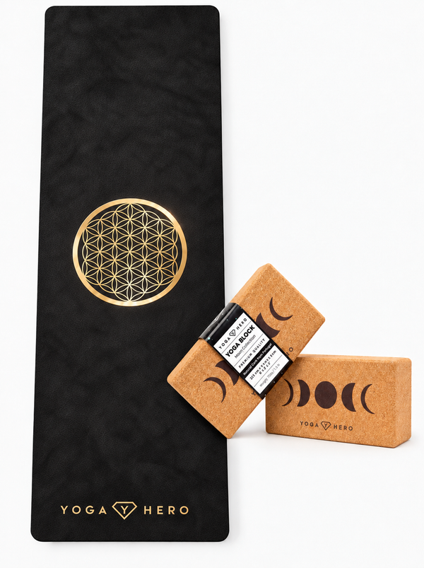 Yoga Classic Set Black Flower of Life
