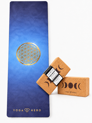 Yoga Classic Set Blue Flower of Life