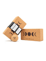 2 briques de yoga Moon avec balle de massage