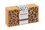 Brique de yoga en liège Leopard