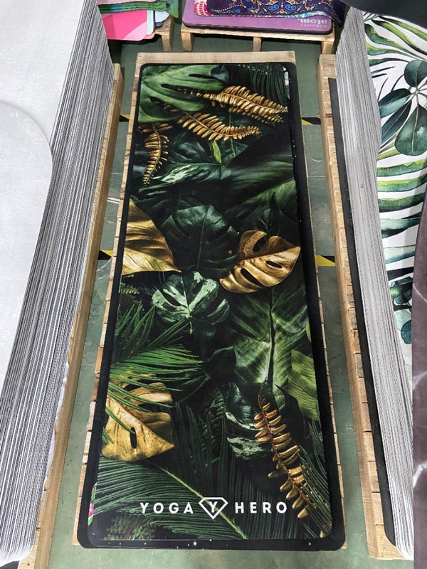 Yogamatte Leaves 4mm