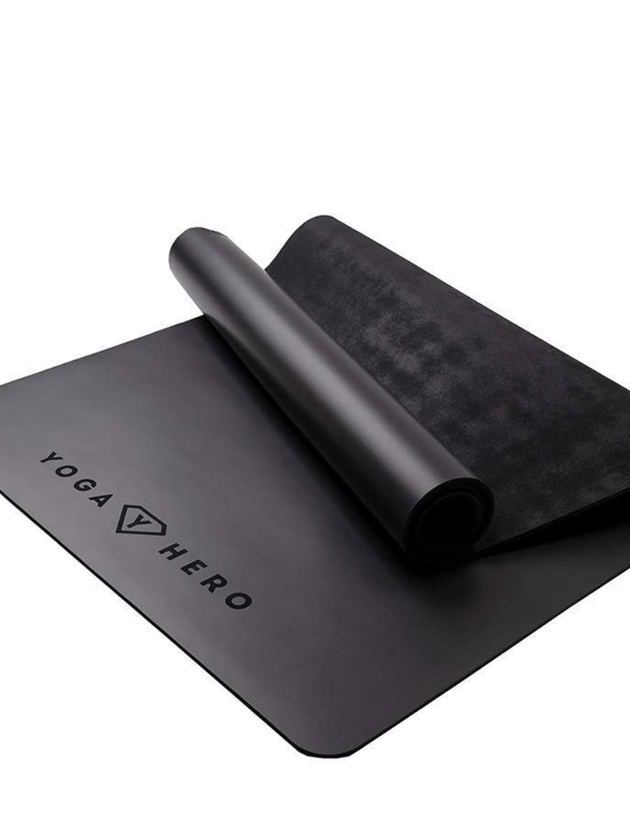 Professional PU-Yogamatte Schwarz 5mm B-Ware