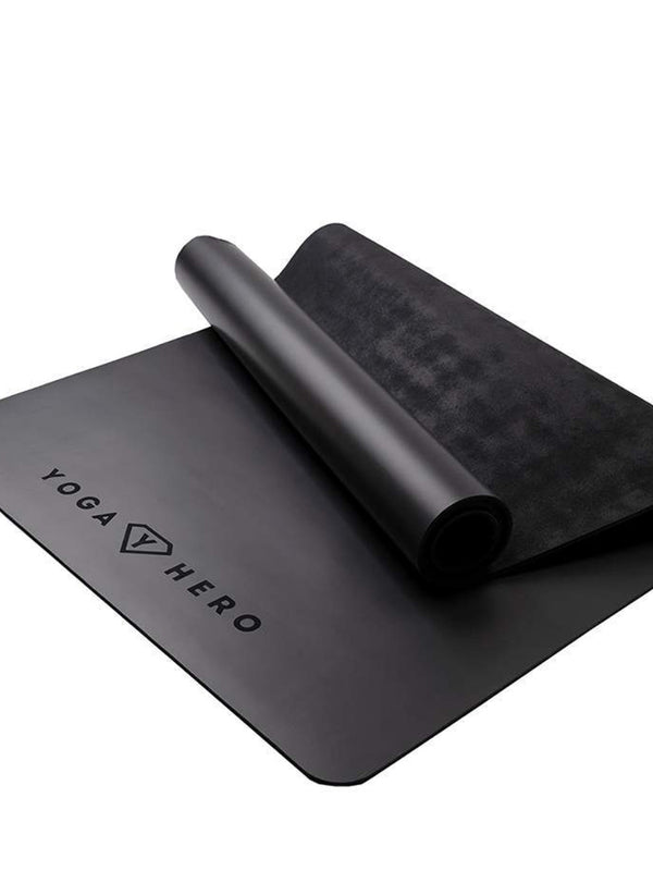 Professional PU yoga mat black 5mm B-stock