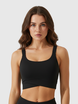 Sports Bra Cross Black