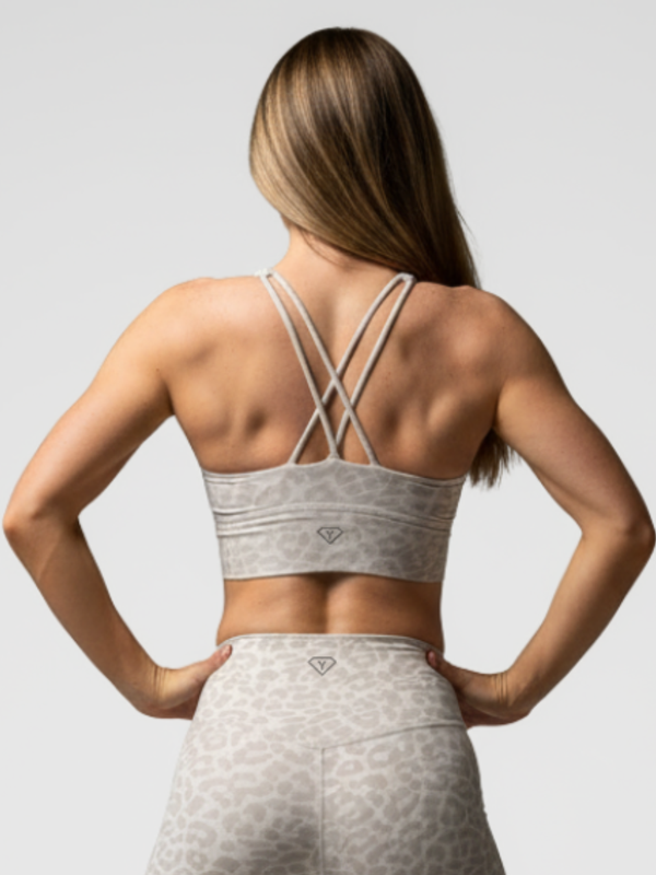 Sports Bra Leopard Grey