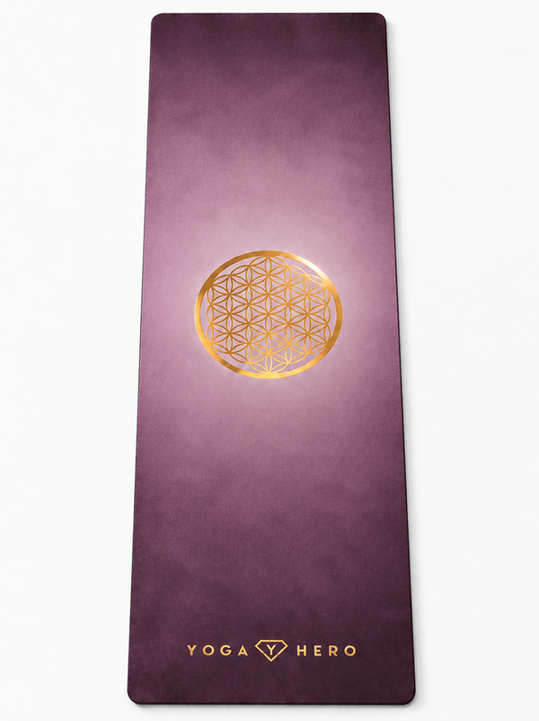 Yoga Classic Set Aubergine Flower of Life